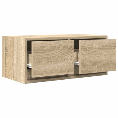TV-taso sonoma-tammi 60x31x25,5 cm tekninen puu