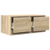 TV-seinäkaapit 2 kpl sonoma-tammi 60x31x25,5 cm tekninen puu