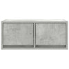 TV-taso betoninharmaa 60x31x25,5 cm tekninen puu
