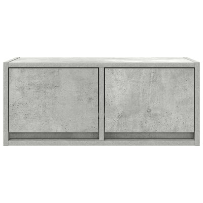 TV-taso betoninharmaa 60x31x25,5 cm tekninen puu