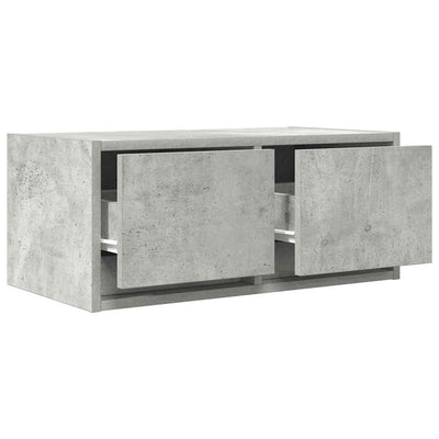 TV-seinäkaapit 2 kpl betoninharmaa 60x31x25,5 cm tekninen puu