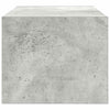 TV-seinäkaapit 2 kpl betoninharmaa 60x31x25,5 cm tekninen puu