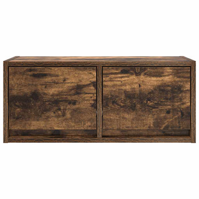 TV-seinäkaappi 2 kpl savutammi 60x31x25,5 cm tekninen puu