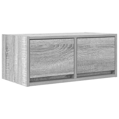 TV-taso harmaa sonoma 60x31x25,5 cm tekninen puu
