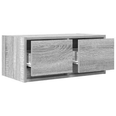 TV-taso harmaa sonoma 60x31x25,5 cm tekninen puu