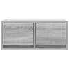 TV-taso harmaa sonoma 60x31x25,5 cm tekninen puu