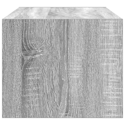 TV-taso harmaa sonoma 60x31x25,5 cm tekninen puu