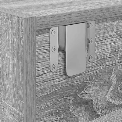 TV-taso harmaa sonoma 60x31x25,5 cm tekninen puu