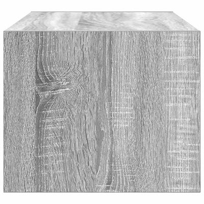 TV-seinäkaapit 2 kpl harmaa sonoma 60x31x25,5 cm tekninen puu