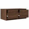 TV-seinäkaapit 2 kpl ruskea tammi 60x31x25,5 cm tekninen puu