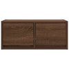TV-seinäkaapit 2 kpl ruskea tammi 60x31x25,5 cm tekninen puu