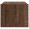 TV-seinäkaapit 2 kpl ruskea tammi 60x31x25,5 cm tekninen puu