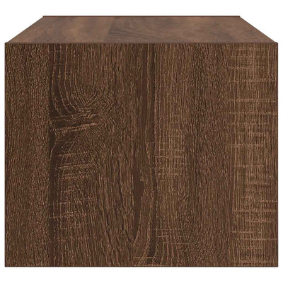 TV-seinäkaapit 2 kpl ruskea tammi 60x31x25,5 cm tekninen puu