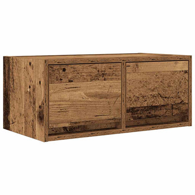 TV-taso vanha puu 60x31x25,5 cm suunniteltu puu