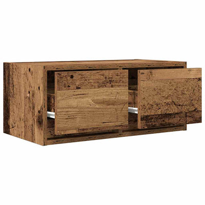 TV-taso vanha puu 60x31x25,5 cm suunniteltu puu