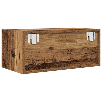 TV-taso vanha puu 60x31x25,5 cm suunniteltu puu