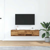 TV Kaapit 2 kpl vanha puu 60x31x25,5 cm suunniteltu puu