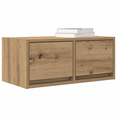 TV-seinäkaapit 2 kpl artesaani tammi 60x31x25,5 cm tekninen puu