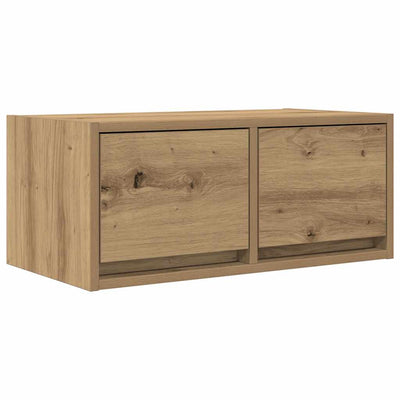 TV-seinäkaapit 2 kpl artesaani tammi 60x31x25,5 cm tekninen puu