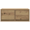 TV-seinäkaapit 2 kpl artesaani tammi 60x31x25,5 cm tekninen puu
