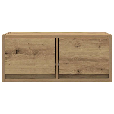 TV-seinäkaapit 2 kpl artesaani tammi 60x31x25,5 cm tekninen puu