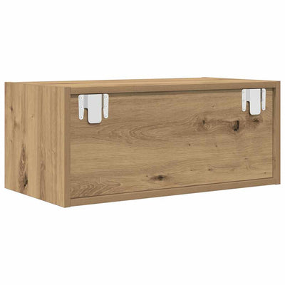 TV-seinäkaapit 2 kpl artesaani tammi 60x31x25,5 cm tekninen puu