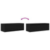 TV-taso musta tammi 80x31x25,5 cm tekninen puu