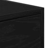 TV-taso musta tammi 80x31x25,5 cm tekninen puu