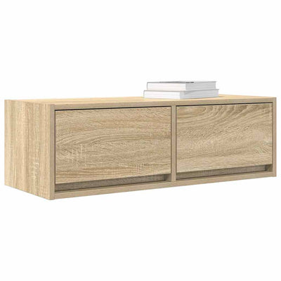 TV-taso Sonoma-tammi 80x31x25,5 cm tekninen puu