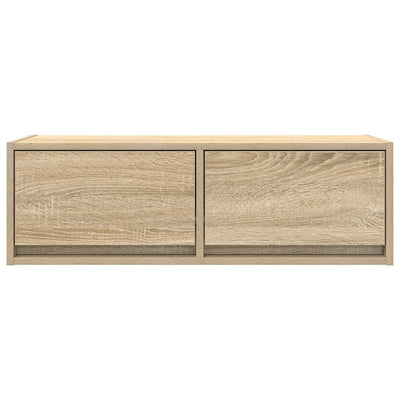 TV-taso Sonoma-tammi 80x31x25,5 cm tekninen puu