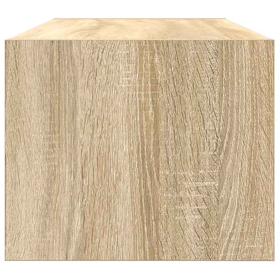 TV-taso Sonoma-tammi 80x31x25,5 cm tekninen puu