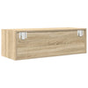 TV-taso Sonoma-tammi 80x31x25,5 cm tekninen puu