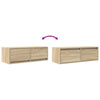 TV-taso Sonoma-tammi 80x31x25,5 cm tekninen puu