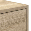 TV-taso Sonoma-tammi 80x31x25,5 cm tekninen puu