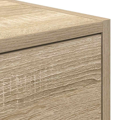 TV-taso Sonoma-tammi 80x31x25,5 cm tekninen puu