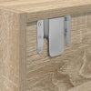 TV-seinäkaapit 2 kpl sonoma-tammi 80x31x25,5 cm tekninen puu