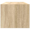 TV-seinäkaapit 2 kpl sonoma-tammi 80x31x25,5 cm tekninen puu