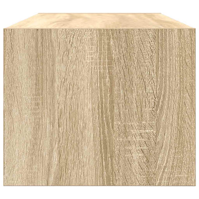 TV-seinäkaapit 2 kpl sonoma-tammi 80x31x25,5 cm tekninen puu