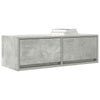 TV-taso betoninharmaa 80x31x25,5 cm tekninen puu