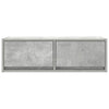 TV-taso betoninharmaa 80x31x25,5 cm tekninen puu