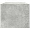 TV-taso betoninharmaa 80x31x25,5 cm tekninen puu
