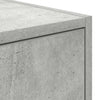 TV-taso betoninharmaa 80x31x25,5 cm tekninen puu