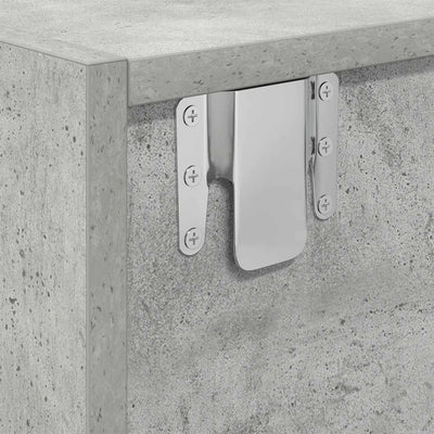 Betoninharmaa tv-seinäkaapit Horton 80x31x25,5cm (2 kpl, puinen)