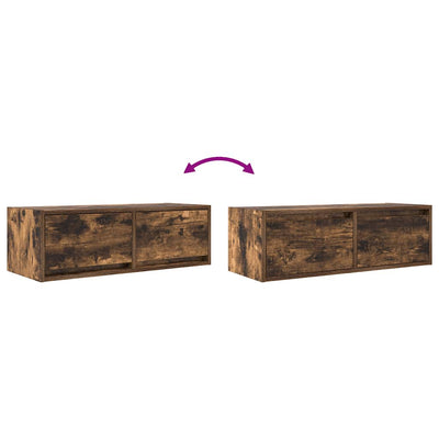 TV-taso savutammi 80x31x25,5 cm tekninen puu