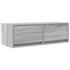 TV-taso harmaa Sonoma 80x31x25,5 cm tekninen puu