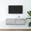 TV-taso harmaa Sonoma 80x31x25,5 cm tekninen puu