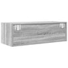 TV-taso harmaa Sonoma 80x31x25,5 cm tekninen puu