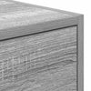 TV-taso harmaa Sonoma 80x31x25,5 cm tekninen puu