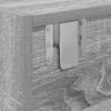 TV-taso harmaa Sonoma 80x31x25,5 cm tekninen puu