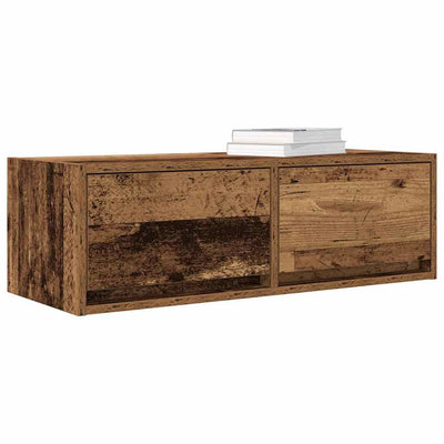 TV-taso vanha puu 80x31x25,5 cm suunniteltu puu